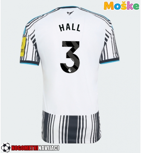 Moške Nogometnih dresov Newcastle United Lewis Hall #3 Domači 2026-27 Kratki rokavi Moške Nogometnih dresov Newcastle United Lewis Hall #3 Domači 2026-27 Kratki rokavi